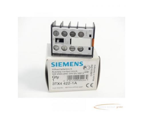Siemens 3TX4422-1A Hilfsschalterblock - ungebraucht! - - Bild 1