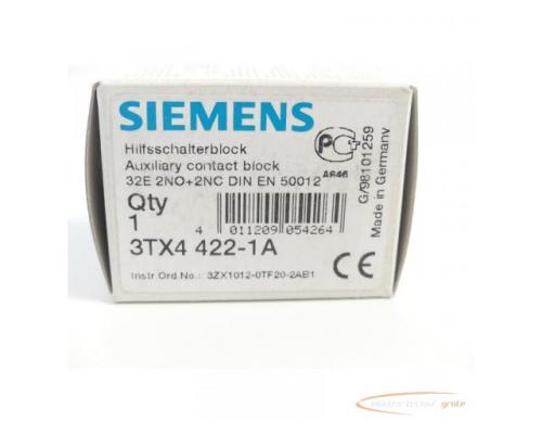 Siemens 3TX4422-1A Hilfsschalterblock - ungebraucht! - - Bild 2