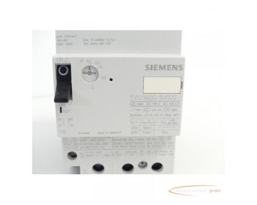 Siemens 3VU1600-1MJ00 Leistungsschalter 2,4 - 4A - ungebraucht! - - Bild 3