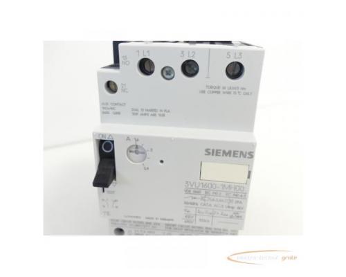 Siemens 3VU1600-1MH00 Leistungsschalter 1,6 - 2,4A - ungebraucht! - - Bild 5