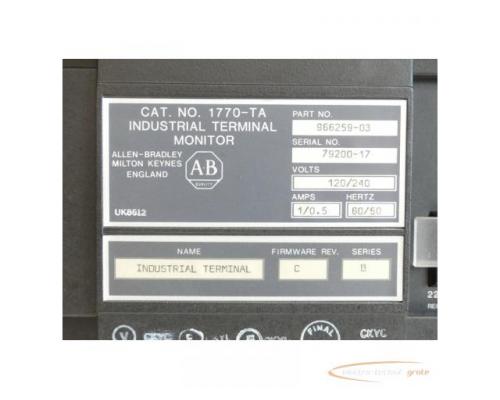 Allen Bradley 1770-TA Industrial Terminal Monitor + 1770 FLC PLC-2 SN:6480 - Bild 5