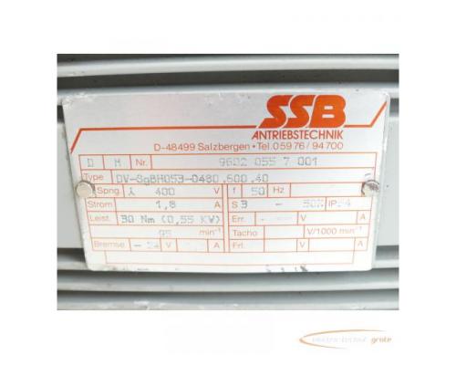 SSB Antriebstechnik DV-SgBH053-0480.600.40 Getriebemotor SN:96020557001 - Bild 3