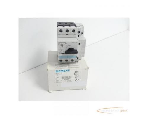 Siemens 3RV1121-1JA10 Leistungsschalter 7 - 10A E-Stand 04 - ungebraucht! - - Bild 1