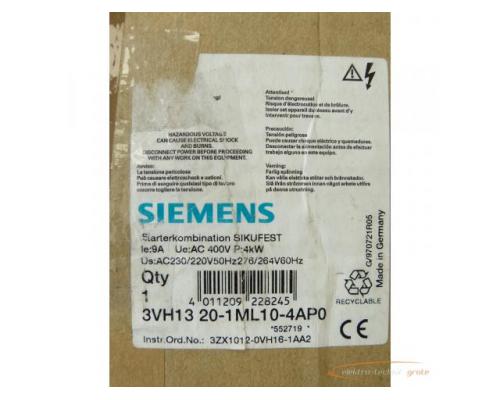 Siemens 3VH1320-1ML10-4AP0 Starterkombination - ungebraucht! - - Bild 2