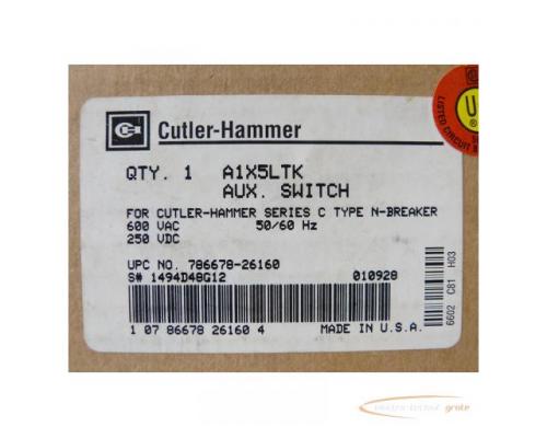 Cutler-Hammer A1X5LTK Aux. Switch for Series C Type N-Breaker - ungebraucht! - Bild 2