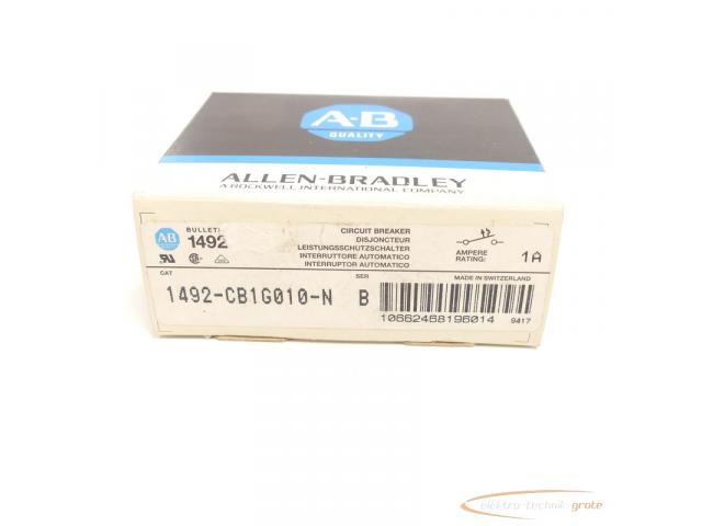 Allen Bradley 1492-CB1G010-N Leistungsschutzschalter 1A - ungebraucht! - - 6