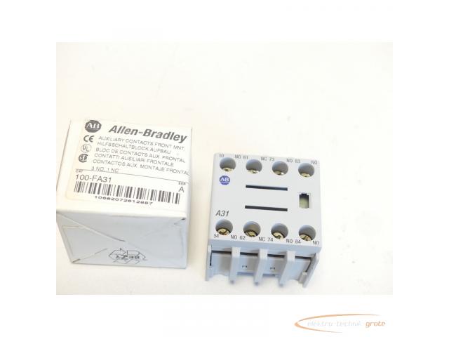 Allen Bradley CAT 100-FA31 Hilfsschalter-Block (Aufbau) > ungebraucht! - 2
