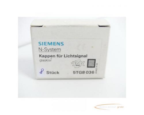 Siemens 5TG8036 Kappe für Lichtsignal glasklar VPE 8 Stück - ungebraucht! - - Bild 2