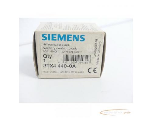 Siemens 3TX4440-0A Hilfsschalterblock - ungebraucht! - - Bild 2