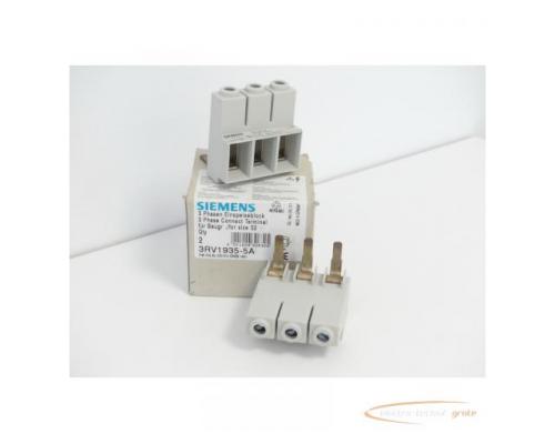 Siemens 3RV1935-5A 3 Phasen Einspeiseblock VPE 2 Stück - ungebraucht! - - Bild 1