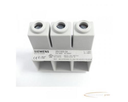 Siemens 3RV1935-5A 3 Phasen Einspeiseblock VPE 2 Stück - ungebraucht! - - Bild 4