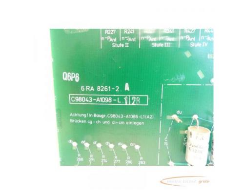 Siemens 6RA8261-2A SteuerPlatine C98043-A1098-L1 - Bild 4