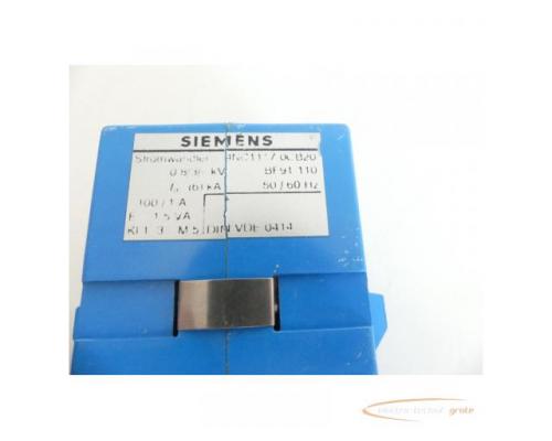 Siemens 4NC1117-0CB20 AUFSTECKWANDLER KLASSE 1 SEK. 1A, PRIMAER 100A, 1,5VA - Bild 4