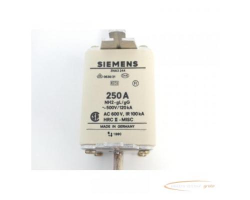 Siemens 3NA3244 Sicherungseinsatz 250A - Neuwertig - - Bild 2