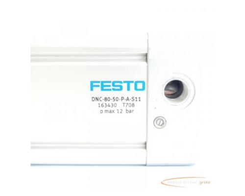 Festo DNC-80-50-P-A-S11 Normzylinder 163430 T708 - Bild 3