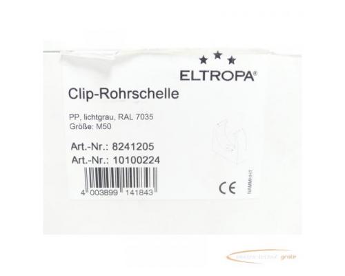 ELTROPA 8241205 Clip-Rohrschelle Gr. M50 VPE= 13 St. - ungebraucht.! - - Bild 5
