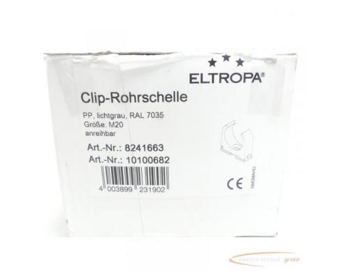 ELTROPA 8241663 Clip-Rohrschelle Gr. M20 VPE= 84 St. - ungebraucht.! - - Bild 5