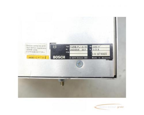 Bosch CC 220 FARB-PL1.0-14" / 063554-207 Bedienfeld mit Farbmonitor SN:874965 - Bild 4