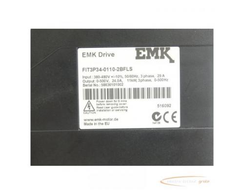 EMK FIT3P34-0110-2BFLS EMK Drive Frequenzumrichter SN:58636101002 - Bild 4