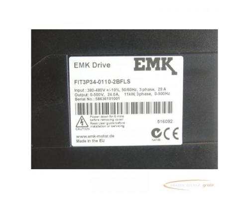 EMK FIT3P34-0110-2BFLS EMK Drive Frequenzumrichter SN:58636101001 - Bild 4