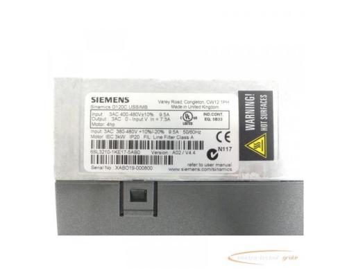 Siemens 6SL3210-5BE22-2CV0 G120C USS/MB Umrichter SN:XAB019-000800 - Bild 4