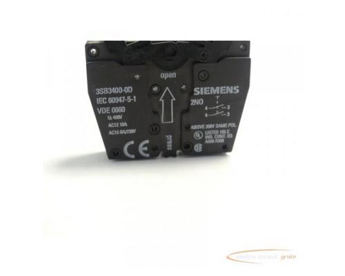 Siemens 3SB3400-0D Schaltelement - ungebraucht! - - Bild 2