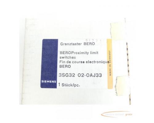 Siemens 3SG3202-0AJ33 Induktiver Näherungsschalter SN:G122177 - ungebraucht! - - Bild 5