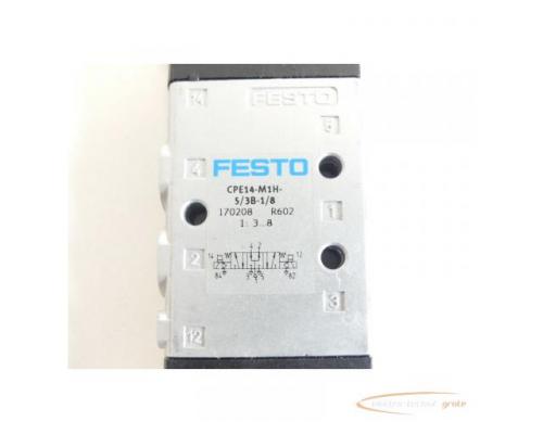 Festo CPE14-M1H-5/3B-1/8 Magnetventil 170208 - ungebraucht! - - Bild 4