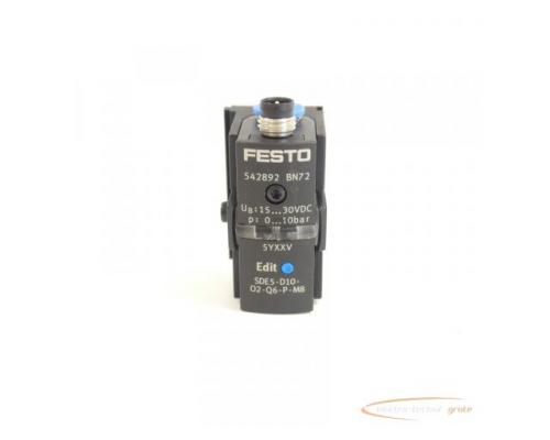 Festo SDE5-D10-O2-Q6-P-M8 Drucksensor 542892 - ungebraucht! - - Bild 4
