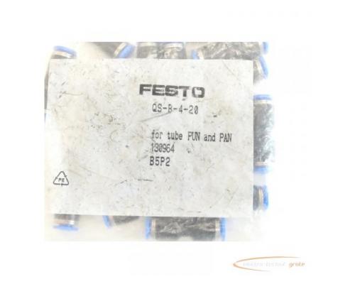 Festo QS-B-4-20 Steckverbindung 130964 VPE= 20 Stück - ungebraucht! - - Bild 3