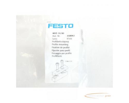 Festo MUE-70/80 Profilbefestigung 558043 - ungebraucht! - - Bild 3