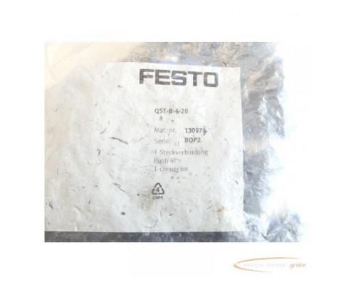 Festo QST-B-6-20 T-Steckverbindung 130974 VPE= 20 Stück - ungebraucht! - - Bild 3