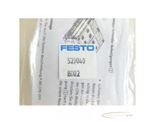Festo CPX-BG-RW-10X Befestigung 529040 VPE= 10 Stück - ungebraucht! - - Bild 3