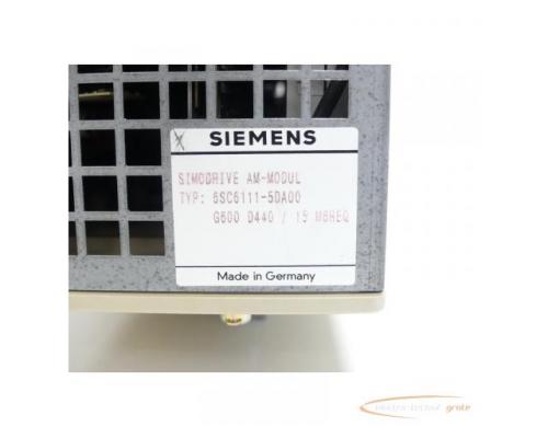 Siemens 6SC6111-5DA00 Asynchronmotomodul SN:106508 - Bild 4