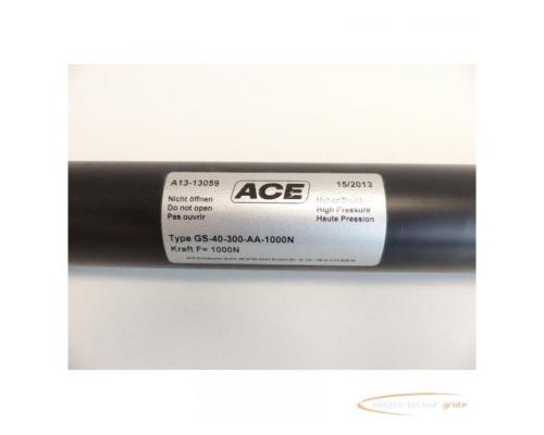 ACE Typ: GS-40-300-AA-1000N Industrie-Gasdruckfedern Kraft F=1000N - Bild 4