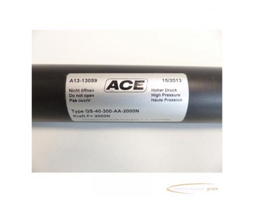 ACE Typ: GS-40-300-AA-2000N Industrie-Gasdruckfedern Kraft F=2000N - Bild 4