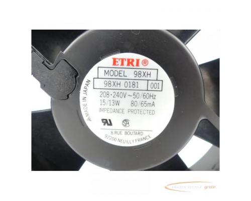 ETRI MODEL 98XH 208-240 V 15/13 W 80/65 mA 50/60 Hz Lüfter + Siemens ? - Bild 3