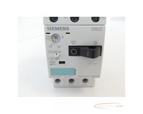 Siemens 3RV1011-1GA10 Leistungsschalter + 3RV1901-1D Hilfsschalter - Bild 4