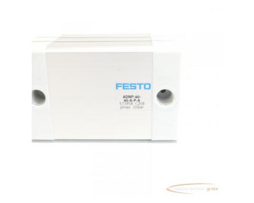 Festo ADNP-40-40-A-P-A Kompaktzylinder 571958 ( ohne Mutter ) - ungebraucht! - - Bild 3