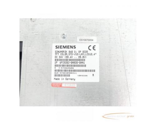 Siemens 6FC5203-0AB20-0AA1 Flachbedientafel SN:T-R72045686 - ungebraucht! - - Bild 4