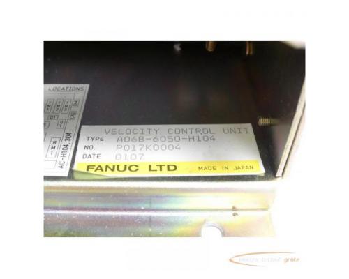 Fanuc A06B-6050-H104 Velocity Control Unit SN:P017K0004 - ungebraucht! - - Bild 4