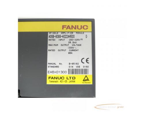 Fanuc A06B-6088-H322 # H500 Spindle Amplifier SN:EA6X01300 - Bild 4