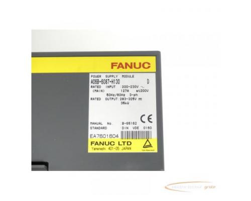 Fanuc A06B-6087-H130 Power Supply Module SN:EA7601604 - Bild 4