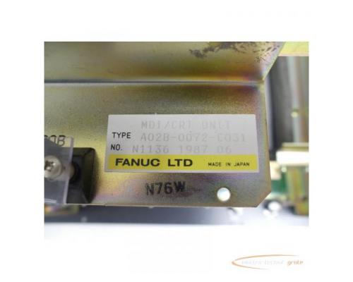 Fanuc A02B-0072-C031 MDI / CRT Unit SN:SN:N1136198706 - Bild 5