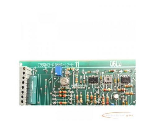 Siemens C98043-A1004-L2-E 11 FGB Vorschubregelung SN:Q6L0 - Bild 4