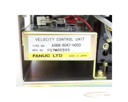 Fanuc A06B-6047-H003 Velocity Control Unit SN:P57M00599 - Bild 4