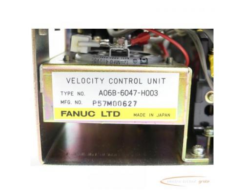 Fanuc A06B-6047-H003 Velocity Control Unit SN:P57M00627 - Bild 4