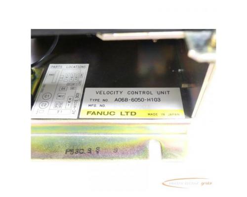 Fanuc A06B-6050-H103 Velocity Control Unit SN:P53C00003 - mit 12 Mon. Gew.! - - Bild 4