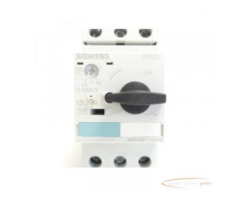 Siemens 3RV1421-1GA10 Leistungsschalter 4,5 - 6,3A max. E-Stand 05 - Bild 5