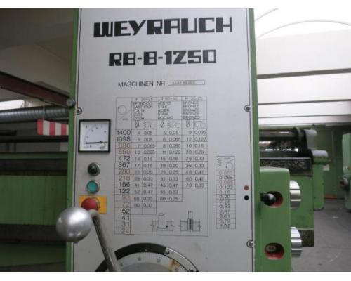 WEYRAUCH RB-B 1250 Radialbohrmaschine - Bild 2